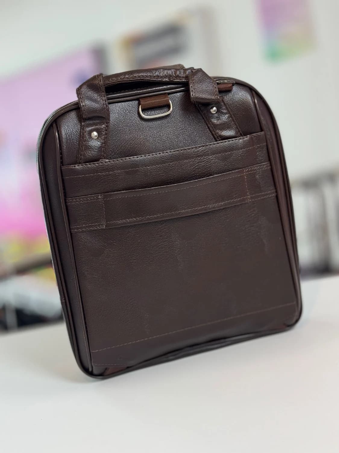کیف دستی اداری چرم مصنوعی 361 — تصویر ۵