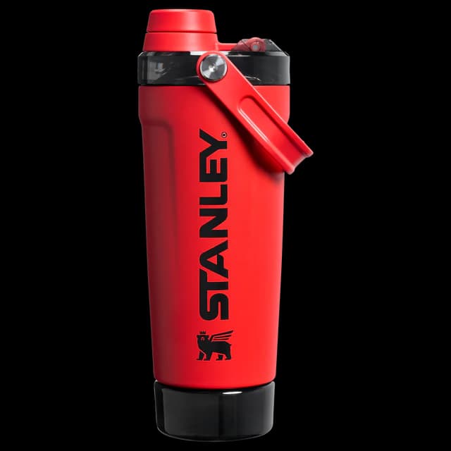 شیکر استنلی STANLEY ACTIVATE SHAKER BOTTLE مخزن دار (قرمز) — تصویر ۶