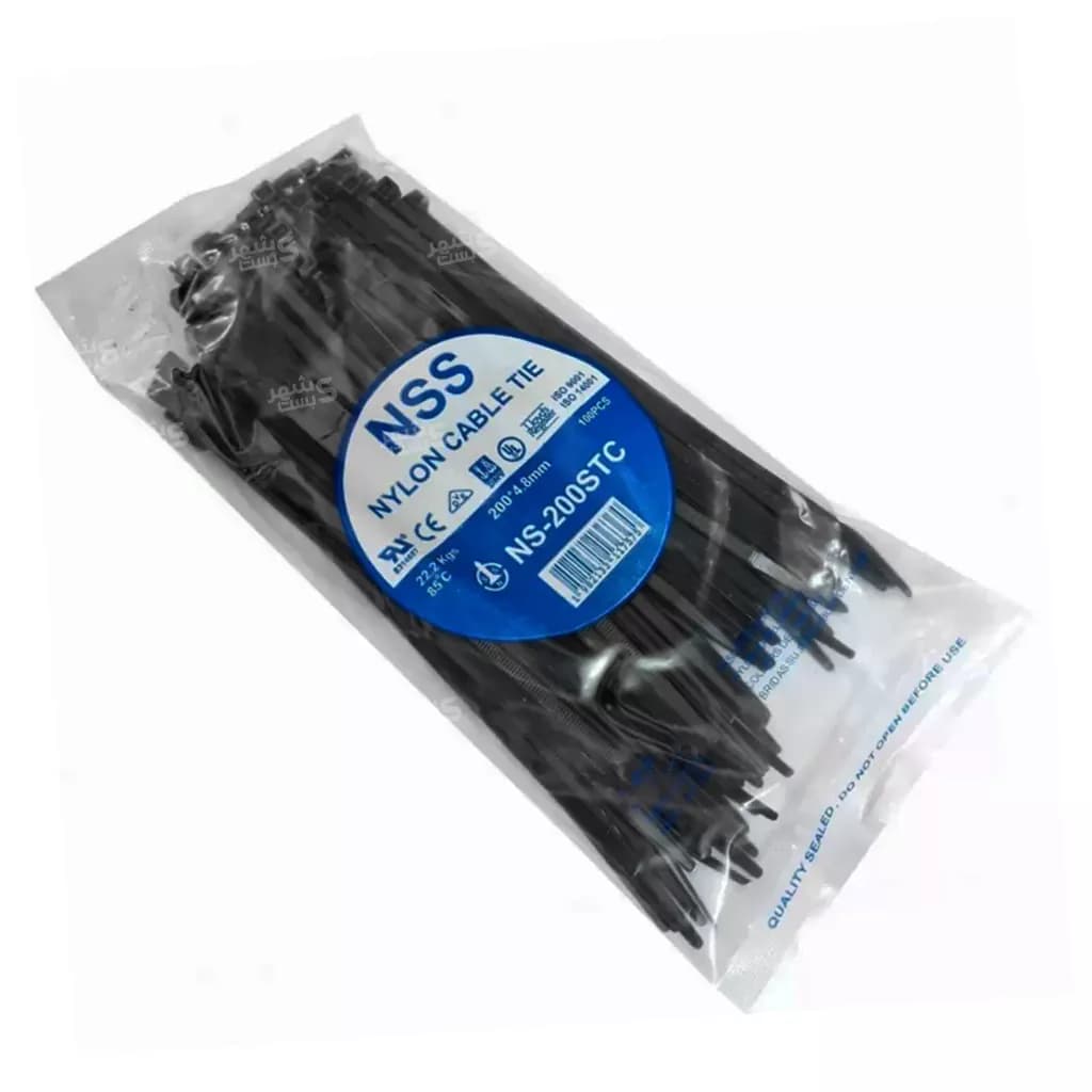 بست کمربندی پلاستیکی ان اس اس 20سانتیمتر عرض 4.8میلیمتر (NSS) — تصویر ۴