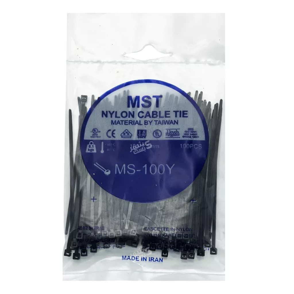 بست کمربندی پلاستیکی ام اس تی 10سانتیمتر عرض 2.5میلیمتر (MST) — تصویر ۹