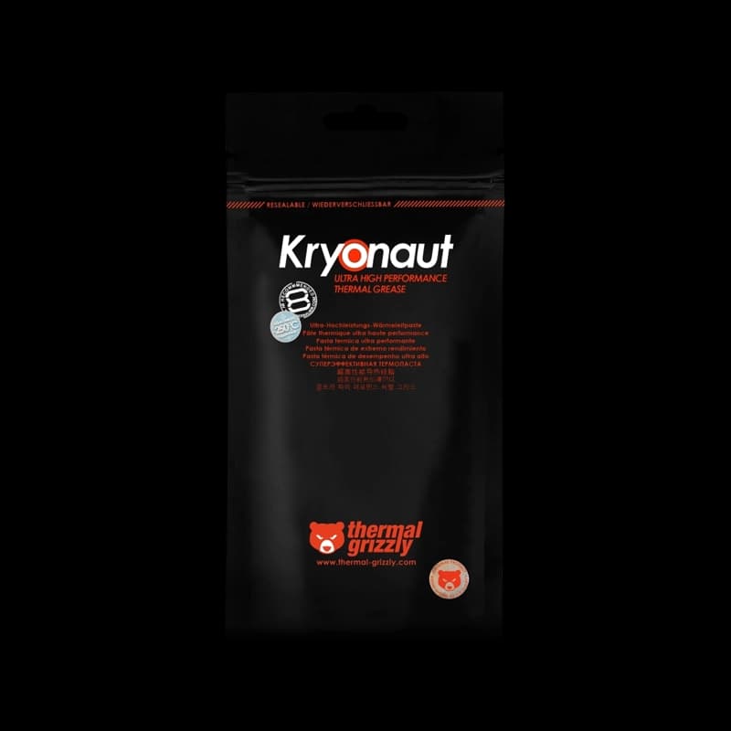 خمیر سیلیکون ترمال گریزلی مدل Kryonaut 10mL 37.0g — تصویر ۶