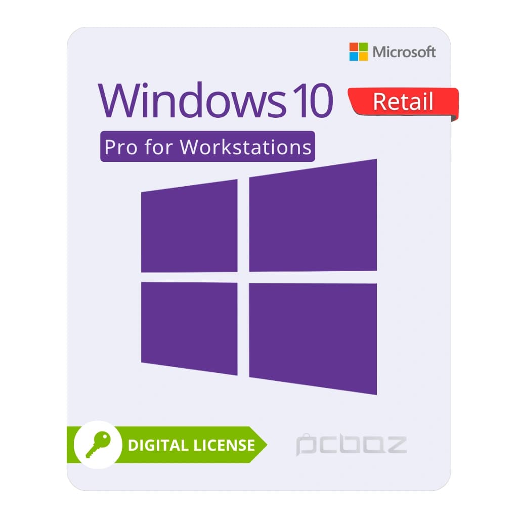 لایسنس ویندوز 10 پرو ورک استیشن Retail — تصویر ۲