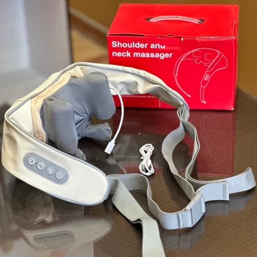 ماساژور گردن و شانه مدل HJ-188 – کرم ا Shoulder and neck massager — تصویر ۳