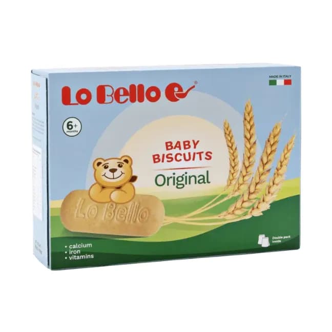بیسکویت گندم لوبلو LoBello از ۶ ماهگی ۲۰۰ گرم