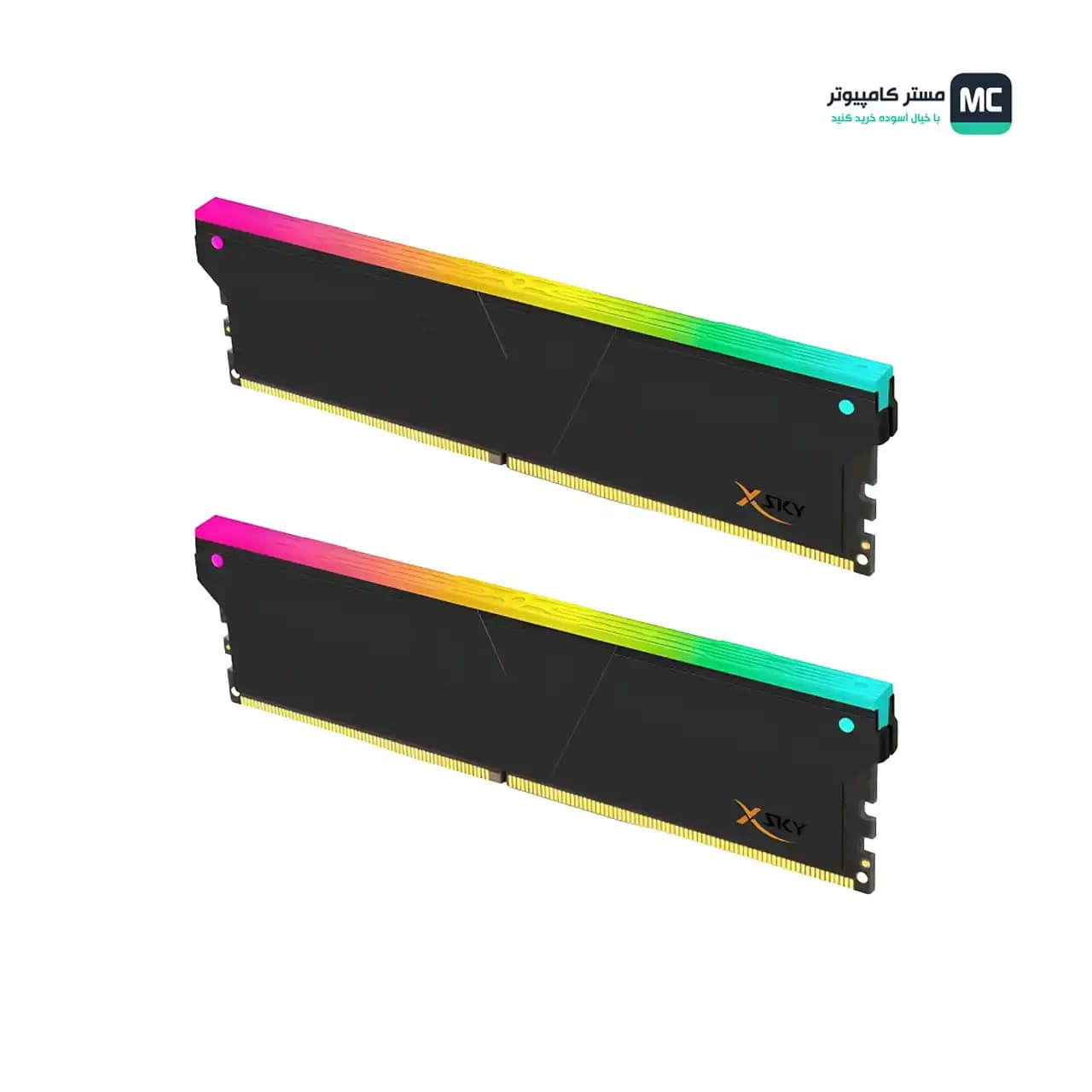 رم وی کالر MANTA XSKY RGB 32GB (2X16GB) 6000MHZ CL28 DDR5 — تصویر ۲