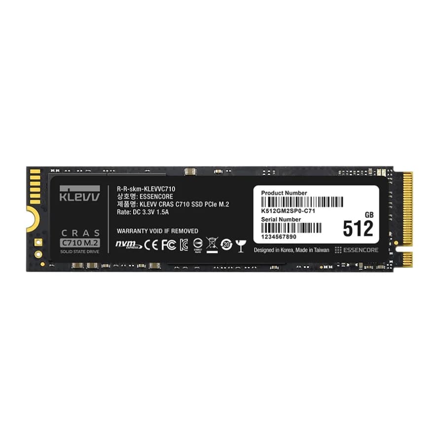 اس اس دی کرس کلو SSD CRAS C710 512GB M.2 2280 NVMe — تصویر ۲
