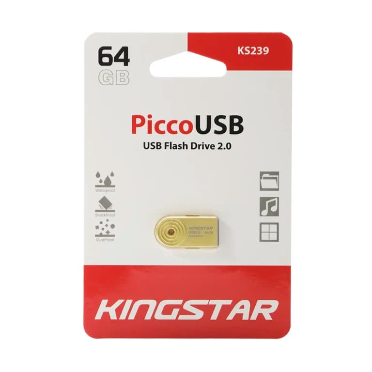 فلش مموری کینگ استار مدل KINGSTAR KS239 ظرفیت 64 گیگابایت — تصویر ۵