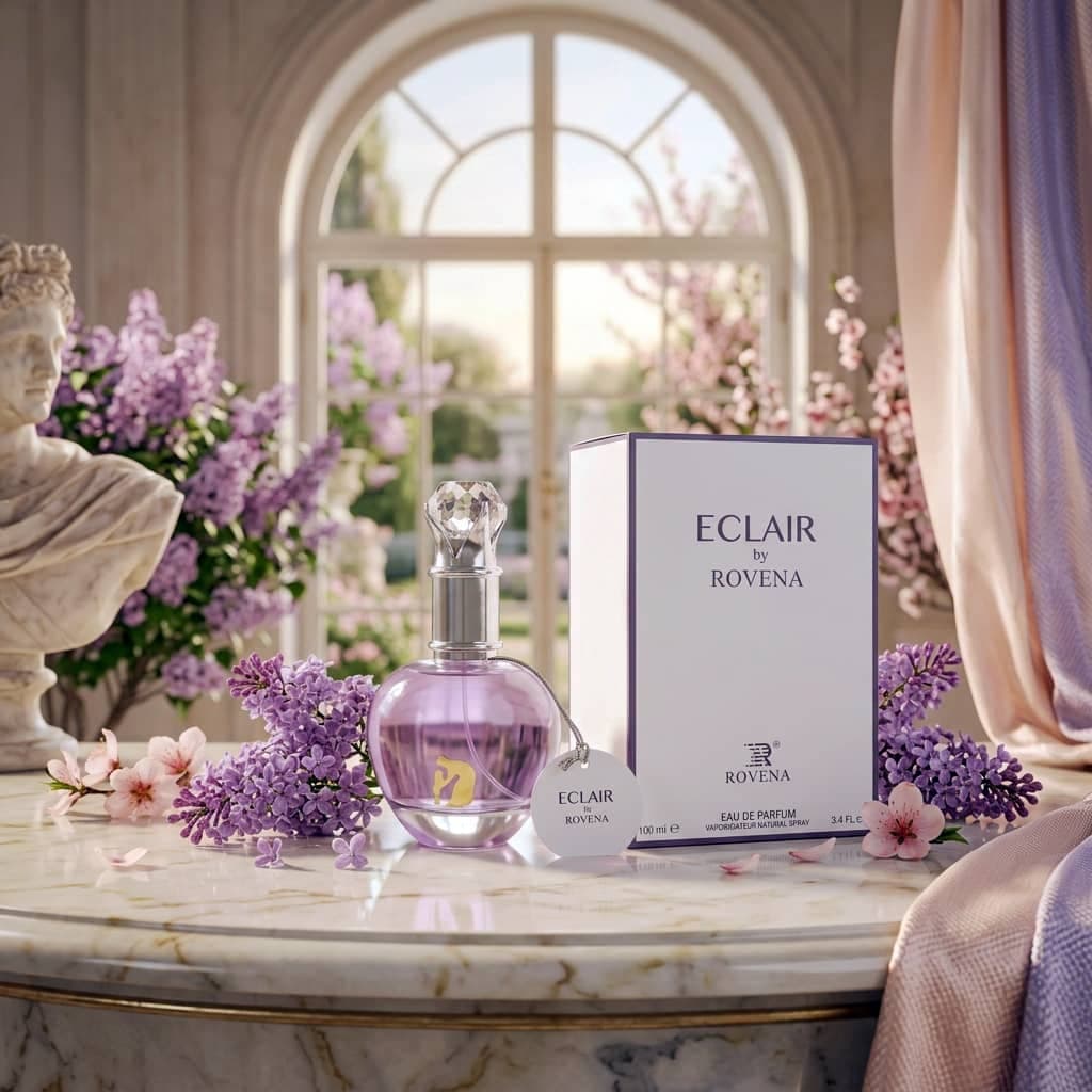 عطر ادکلن زنانه لانوین اکلت روونا فرانسه مدل اکلایر (Rovena Eclair) حجم 100 میل — تصویر ۸