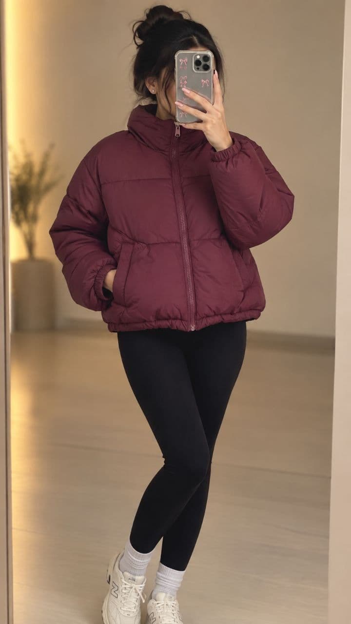 کاپشن برزنتی دخترانه و زنانه کد 9572 — تصویر ۹