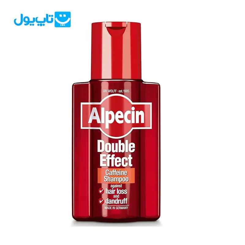 شامپو ضد ریزش و ضد شوره آلپسین Alpecin مدل Double Effect حجم 200 میلی لیتر — تصویر ۹
