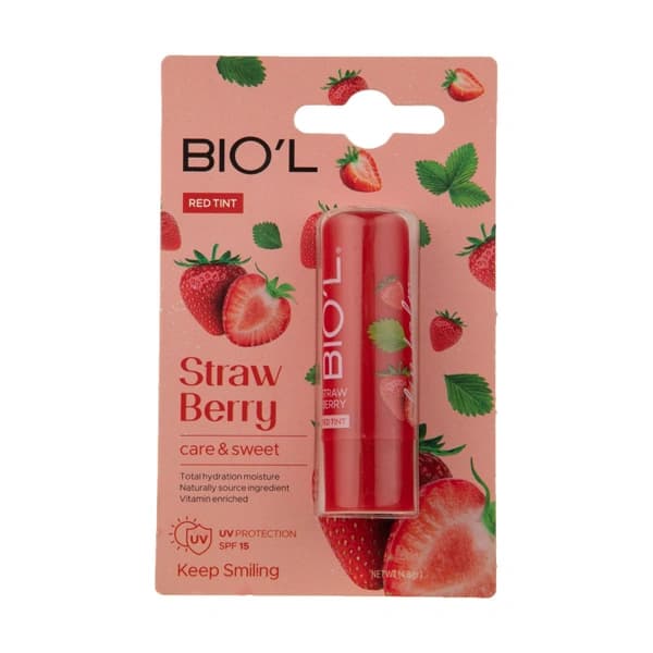 بالم نرمکننده لب عصاره توت فرنگی بیول 4.8 گرم Biol — تصویر ۲