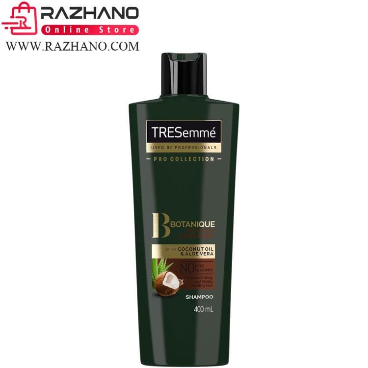 شامپو ترزمه Tresemmé حاوی روغن نارگیل و آلوئه ورا حجم 400 میلی — تصویر ۶