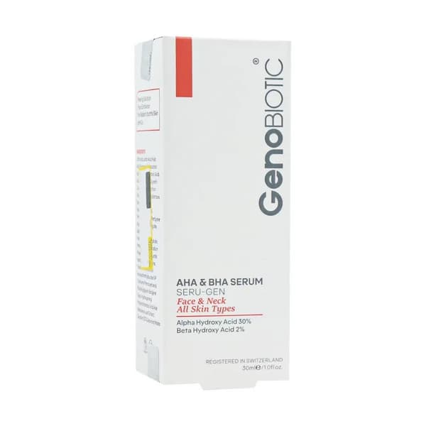 سرم آلفا و بتا هیدروکسی اسید ژنوبایوتیک 30 میلی لیتر GenoBiotic — تصویر ۳