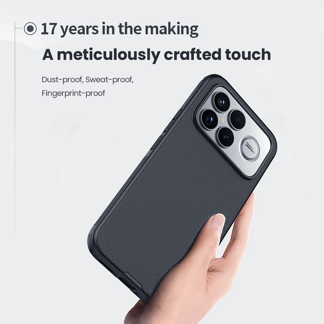 قاب ضدضربه مگنتی Xiaomi Redmi K90 Pro Max مارک نیلکین مدل Super Frosted Shield Pro Magnetic — تصویر ۱۲