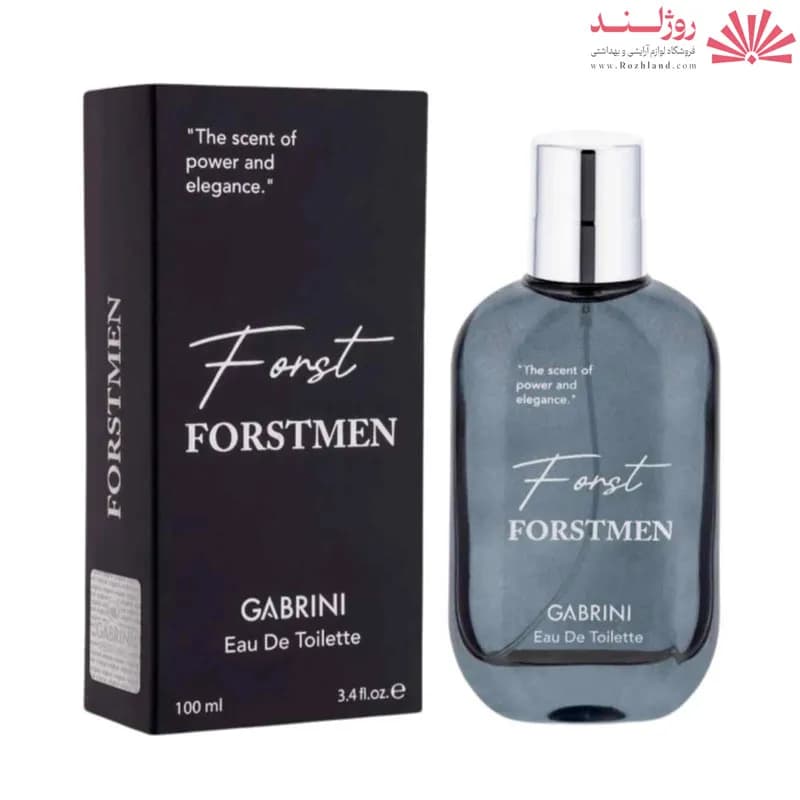 ادکلن مردانه گابرینی مدل FORSTMEN BLACK حجم 100 میلیلیتر — تصویر ۲
