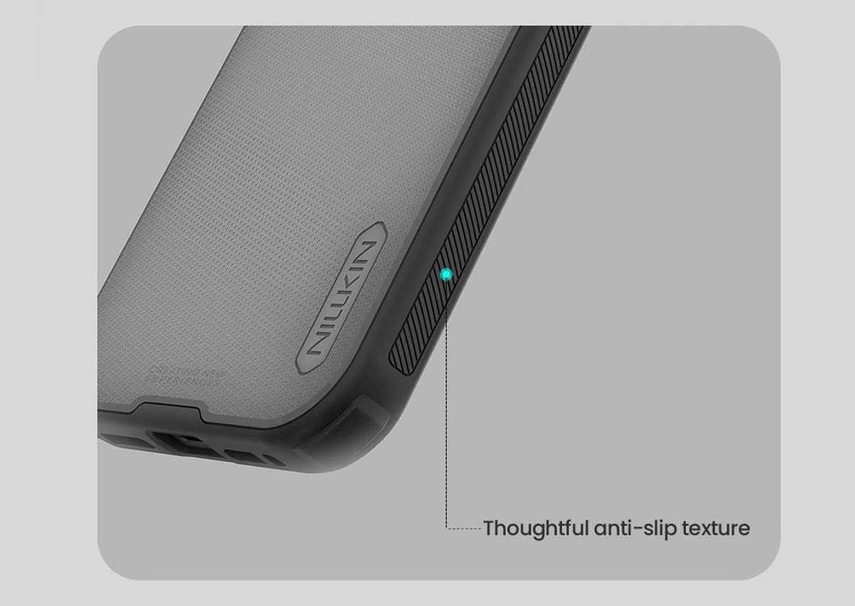 قاب دودی ضدضربه iPhone 17 مارک نیلکین مدل Super Frosted Shield Pro Clear — تصویر ۶