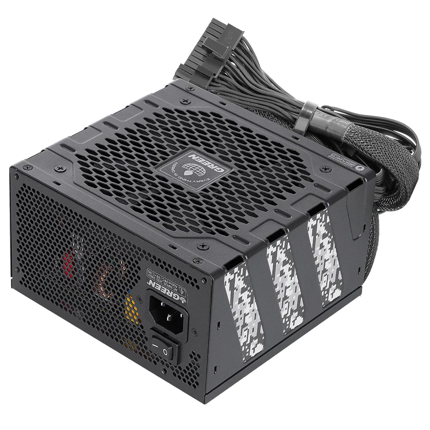 منبع تغذیه کامپیوتر گرین ظرفیت 800 وات POWER GREEN GP800A-GED V3.1 — تصویر ۵