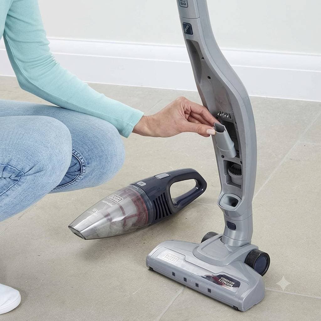 جارو شارژی بلک اند دکر مدل SVB520JW-B5 | BLACK+DECKER — تصویر ۳