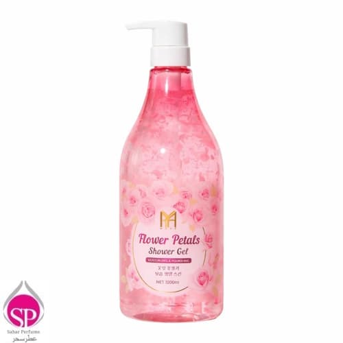 شامپو بدن گلبرگ دار ماری Mary مدل Flower Petals رایحه گل رز حجم 1200 میل — تصویر ۴