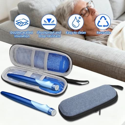 کیف عایق دار انسولین با 2عدد ژل خنک کننده /قابل استفاده مجدد/ اورجینال امازون المان (ارسال رایگان — تصویر ۴