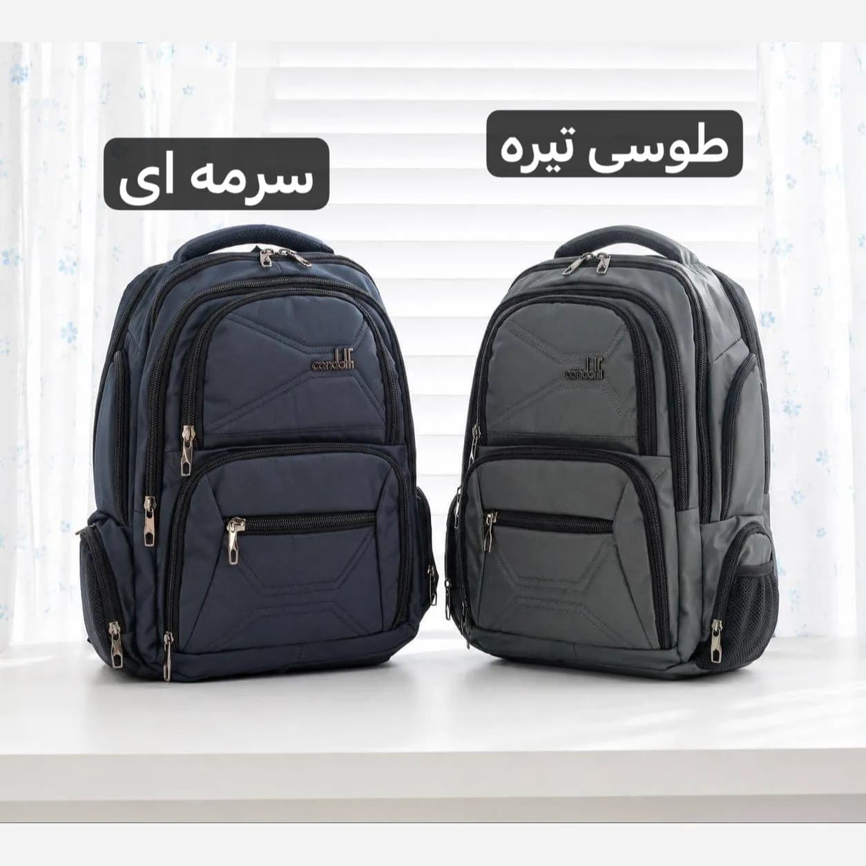 کوله پشتی برزنت روزمره و مدرسه دانشگاه جیب دار — تصویر ۱۲