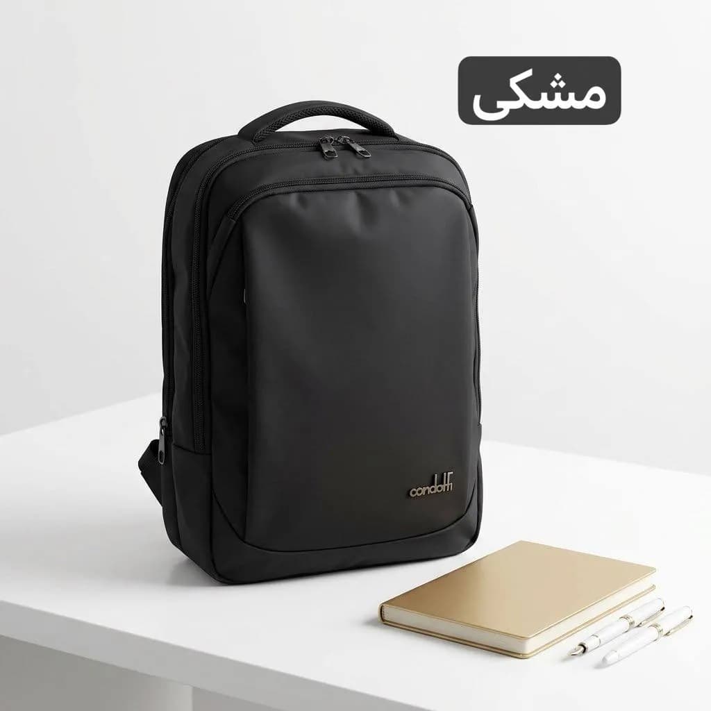 کوله پشتی برزنت اسپرت روزمره لپتاپ مدرسه دانشگاه — تصویر ۱۱