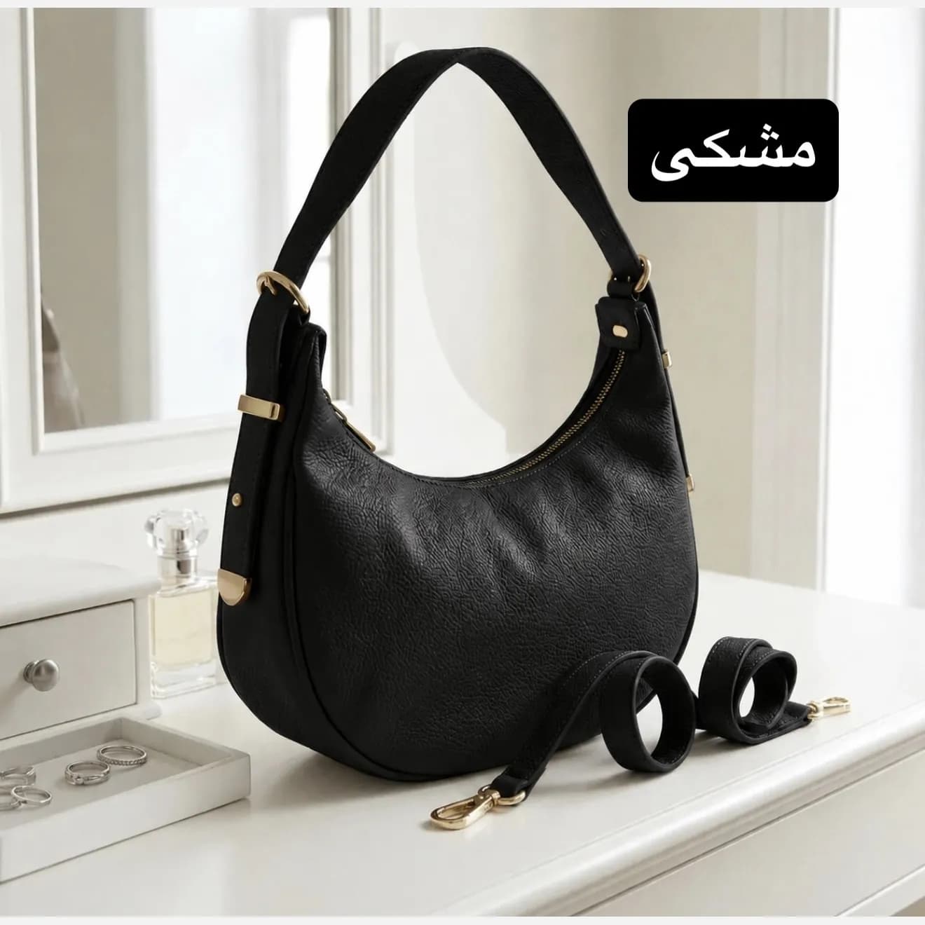 کیف پاسپورتی چرم مصنوعی زنانه اسپرت و روزمره بند بلند — تصویر ۸