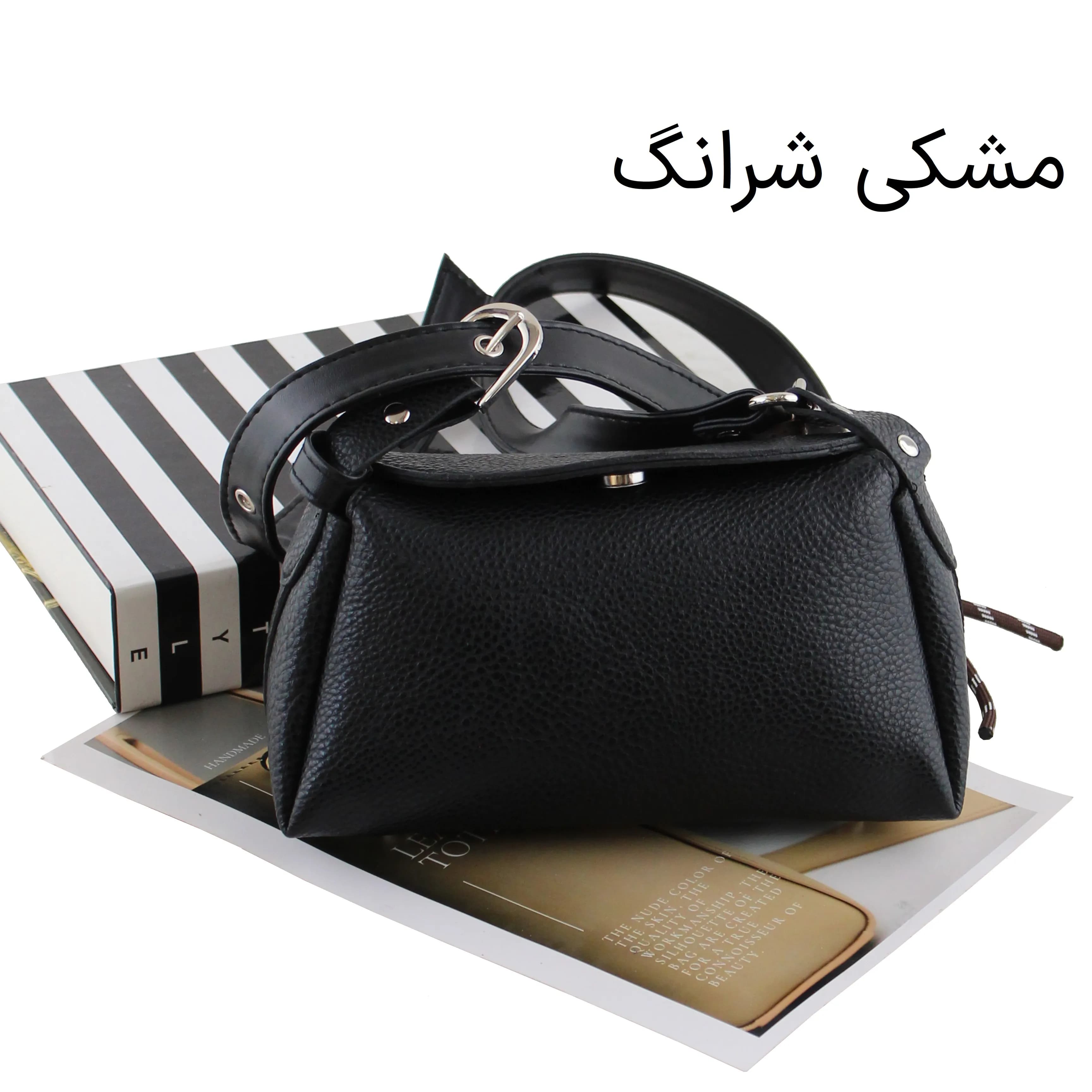 کیف پاسپورتی چرم مصنوعی اسپرت روزمره زنانه بند بلند مگنت بسته شدن — تصویر ۴