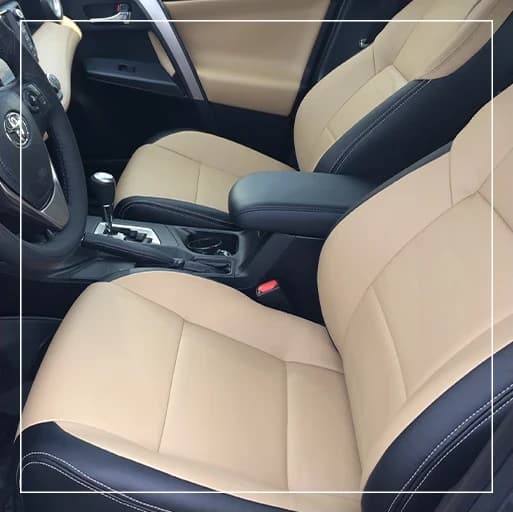 روکش صندلی تویوتا راوفور Toyota مدل فابریکی برند R-974) ECCCO) — تصویر ۶