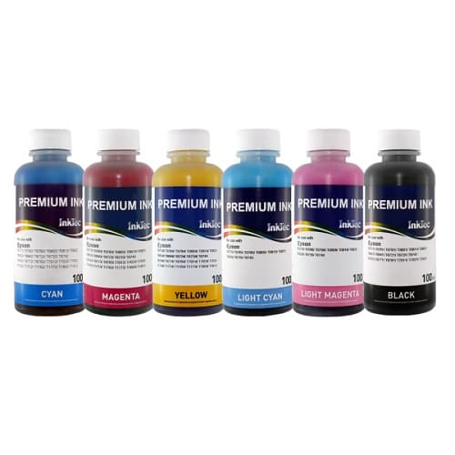 ست جوهر 100ml اینکتک رنگی اپسون Inktec 100ml ink Set colors Epson — تصویر ۲