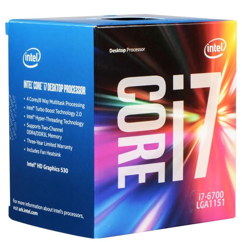 پردازنده CPU Intel Core i7 6700 LGA 1151 Skylake tray — تصویر ۶