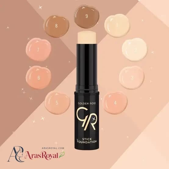 کانتور استیکی گلدن رز GOLDEN ROSE شماره 10 حجم 11 گرم — تصویر ۱۲