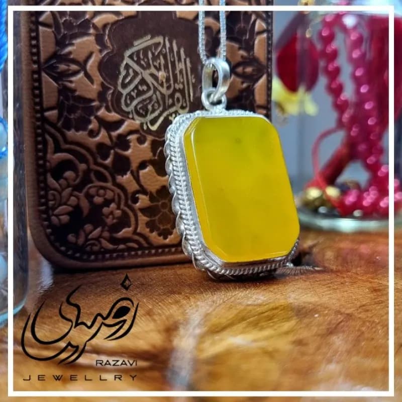 پلاک شرف الشمس طرح چهارگوش زنانه و مردانه — تصویر ۳