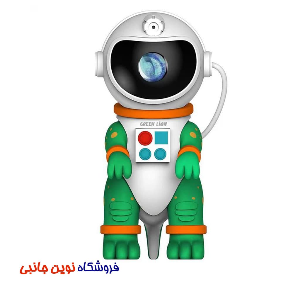 چراغ خواب پروژکتوری کهکشانی گرین لاین مدل astronaut ا green lion astronaut night light projector (تک/عمده) — تصویر ۶