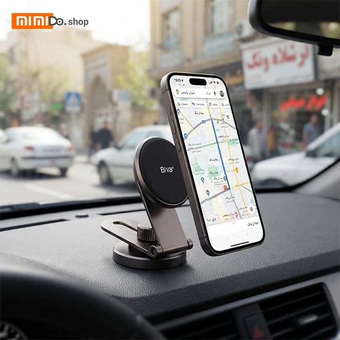 هولدر و پایه نگهدارنده رومیزی بیوا Biva BH-16 Magnet Bracket مگنتی — تصویر ۹