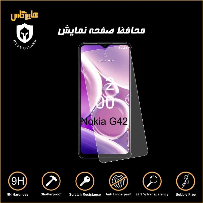 محافظ صفحه نمایش گوشی نوکیا Nokia G42 — تصویر ۵