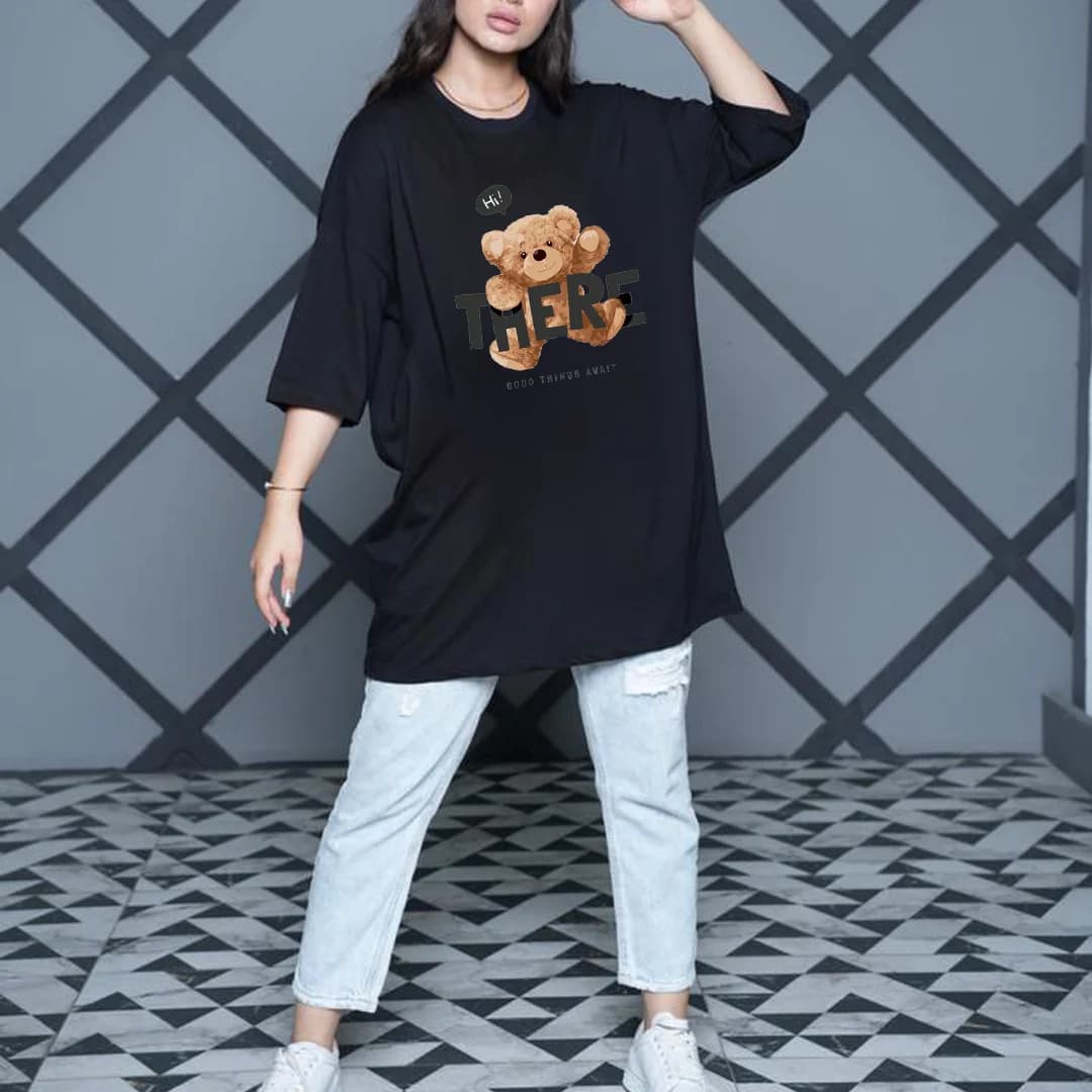 تیشرت زنانه لانگ مدل TL22141 — تصویر ۹