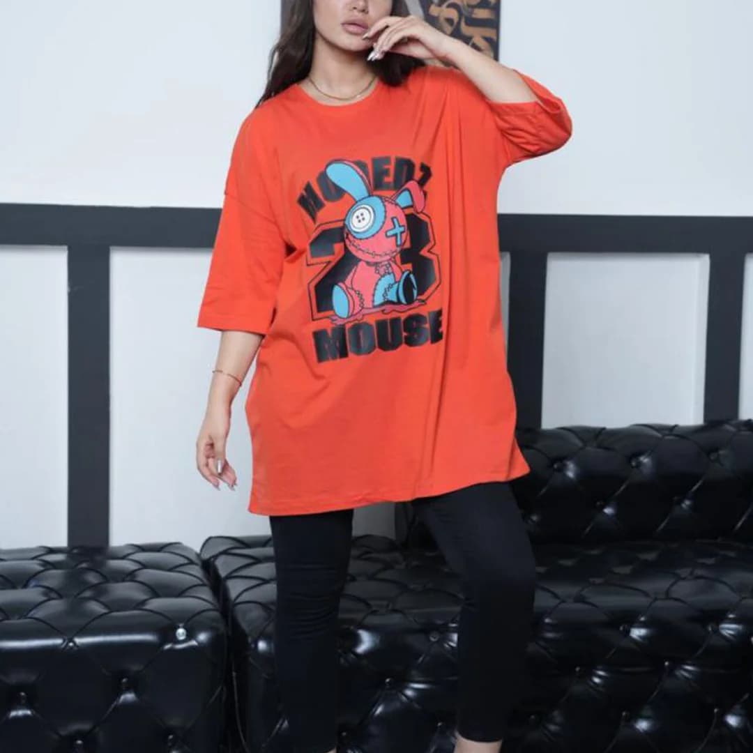 تیشرت زنانه لانگ مدل TL22140 — تصویر ۱۱
