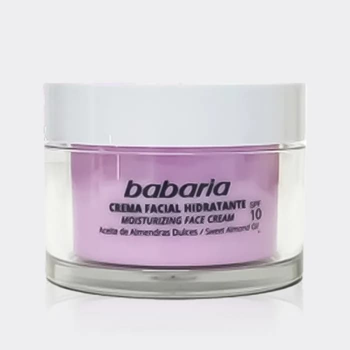 کرم روز مرطوب کننده 24 ساعته باباریا مدل babaria Moisturizing Face Cream