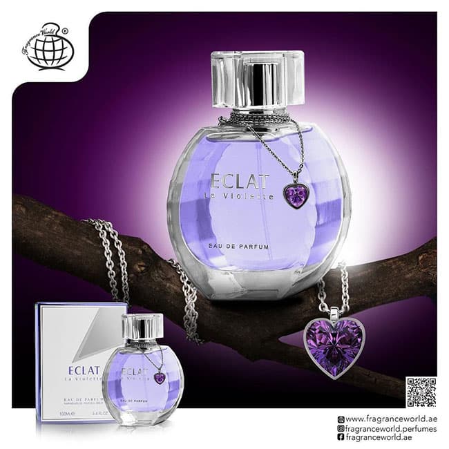 عطر فراگرنس ورد اکلت لا ویولت Fragrance World ECLAT La Violette — تصویر ۲