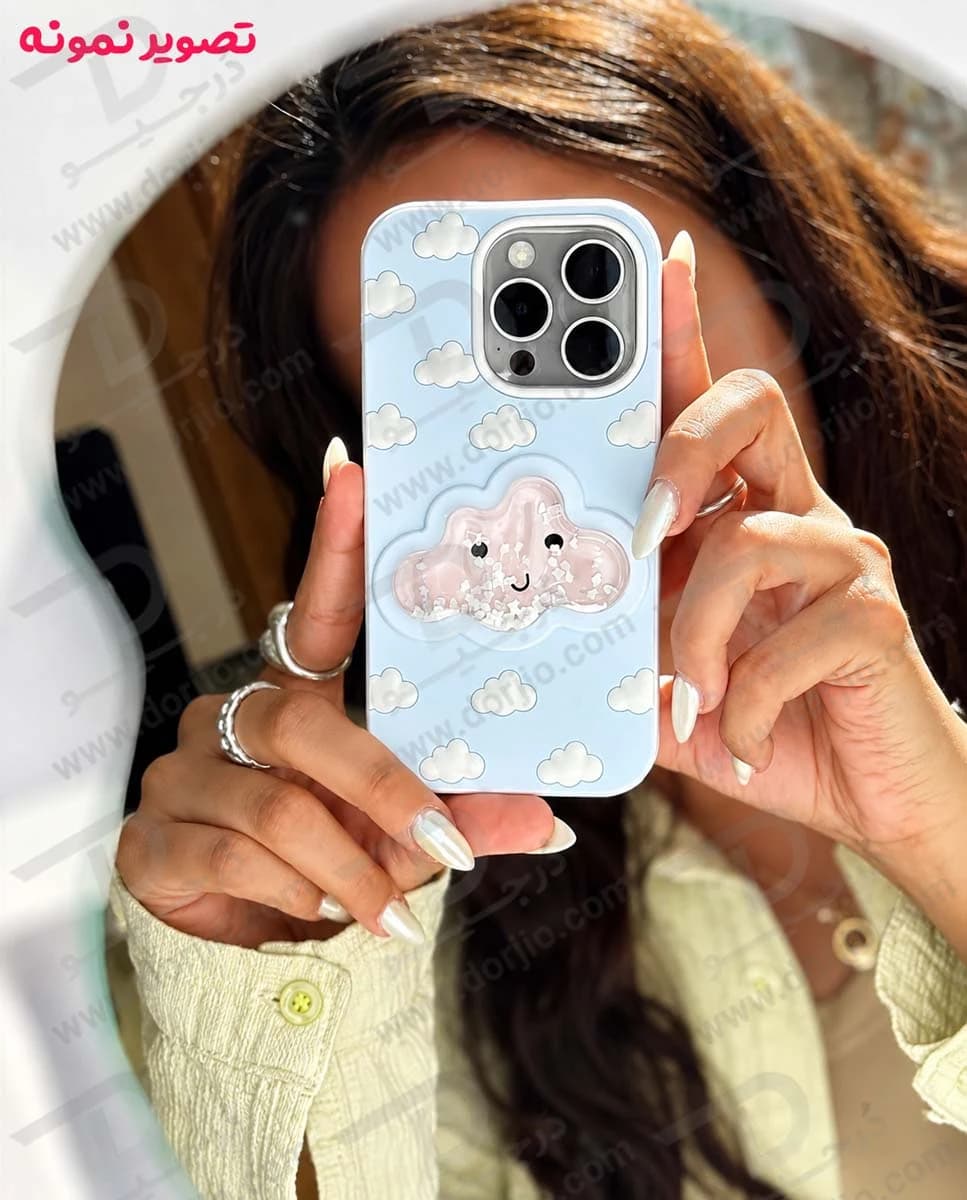 گارد سیلیکونی طرح برجسته ابری آکواریومی iPhone XS — تصویر ۱۰