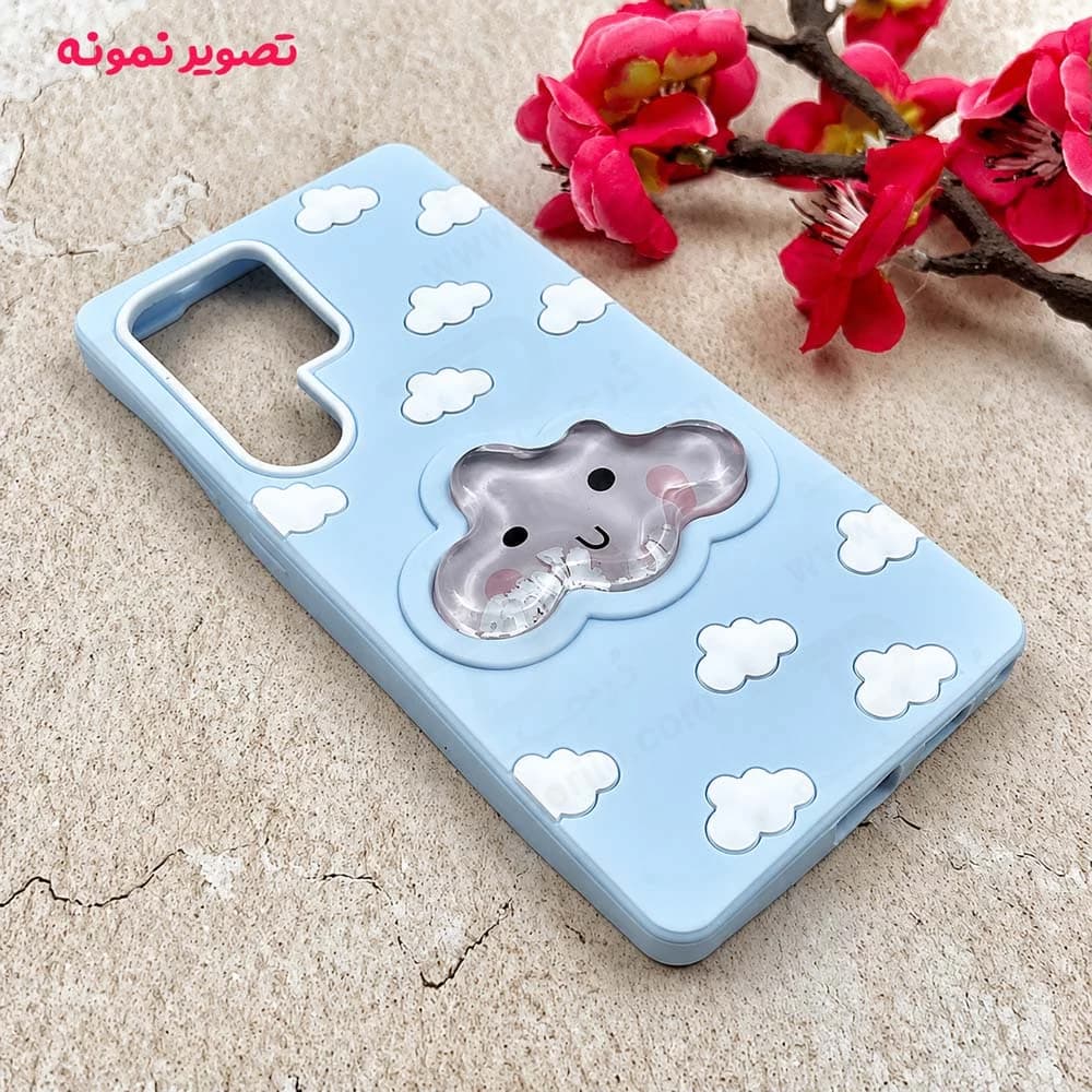 گارد سیلیکونی طرح برجسته ابری آکواریومی iPhone XS — تصویر ۶