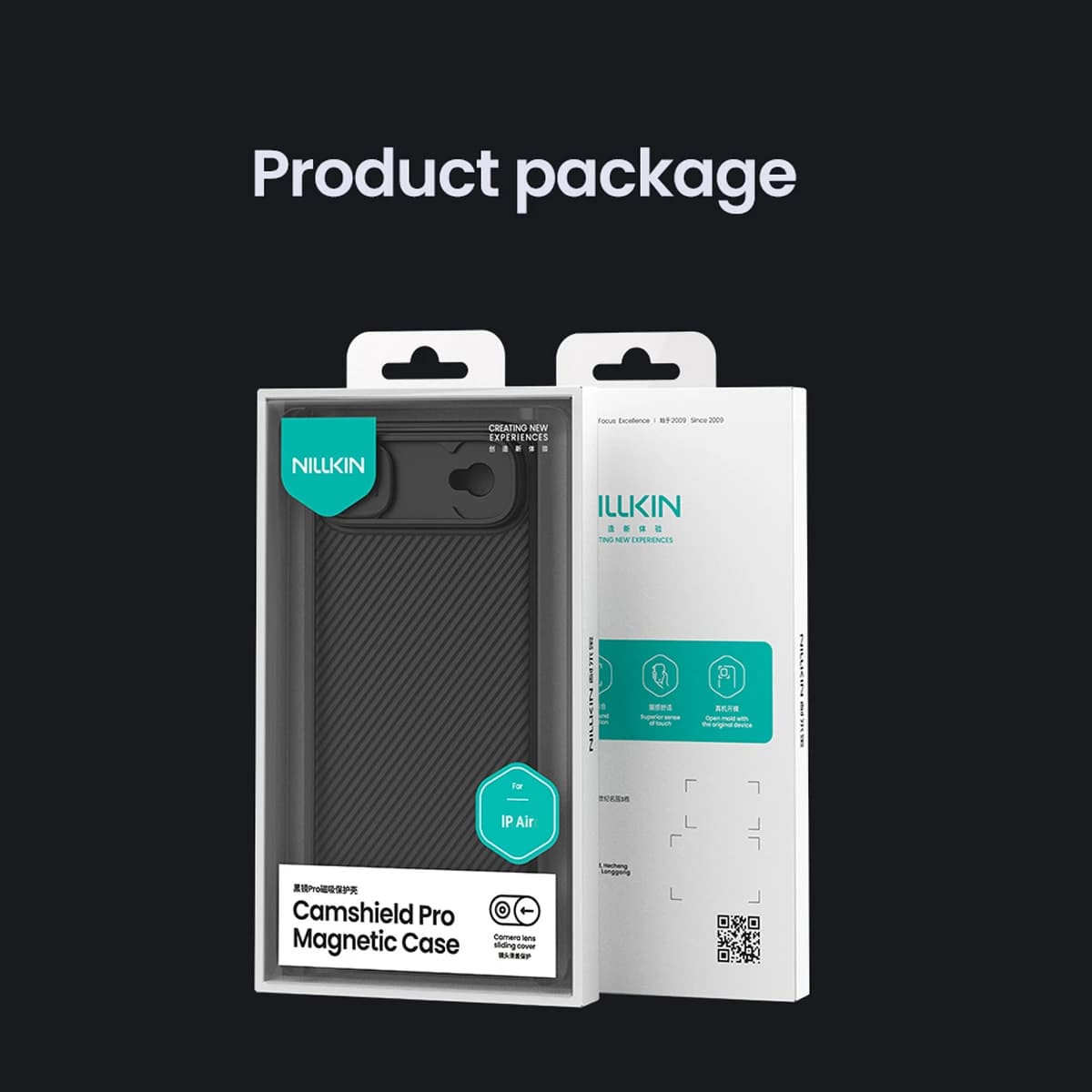 گارد ضد ضربه مگنتی iPhone 17 Air مارک نیلکین مدل Camshield Pro Magnetic — تصویر ۱۰