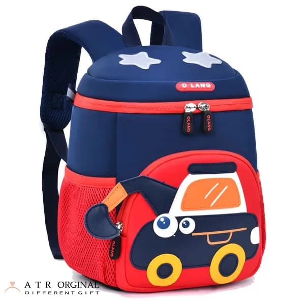 کیف کوله پشتی بچگانه ماشین سنگین اولنگ 6185 — تصویر ۵
