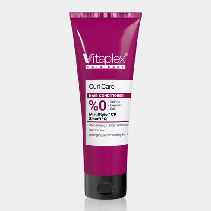 نرم کننده موهای فر ویتاپلکس Vitaplex Curl Care Hair Conditioner 250ml — تصویر ۲
