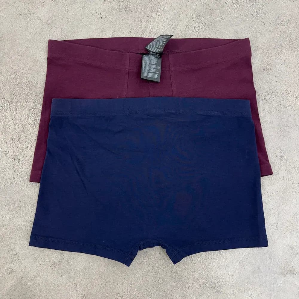پک 2 عددی شورت باکسر مردانه اچ اند ام H&M سایز مدیوم — تصویر ۸