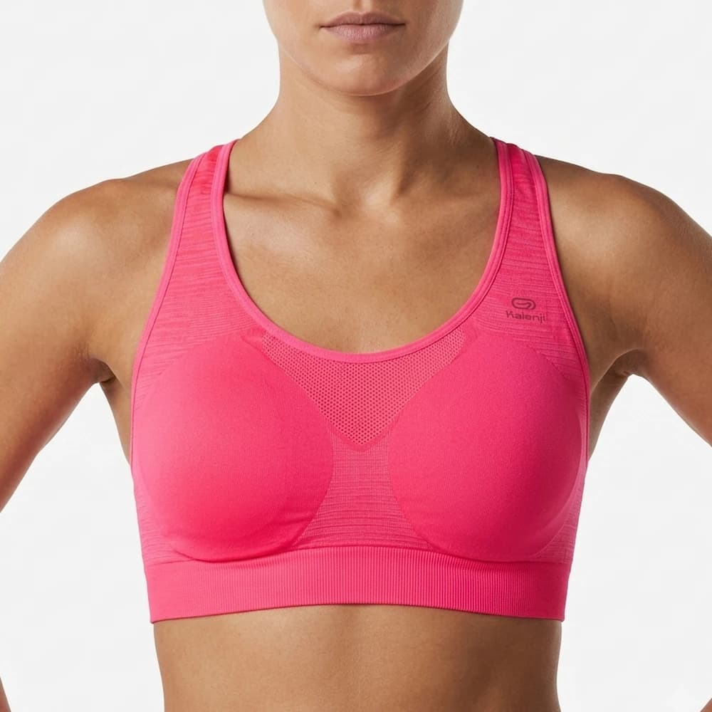 نیم تنه ورزشی اورجینال DECATHLON صورتی سایز L — تصویر ۶