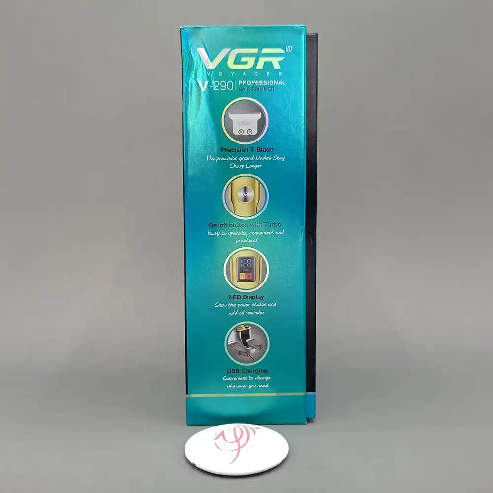 ماشین اصلاح خط زن وی جی آر وویجر VGR VOYAGER مدل V-290 طلایی — تصویر ۵