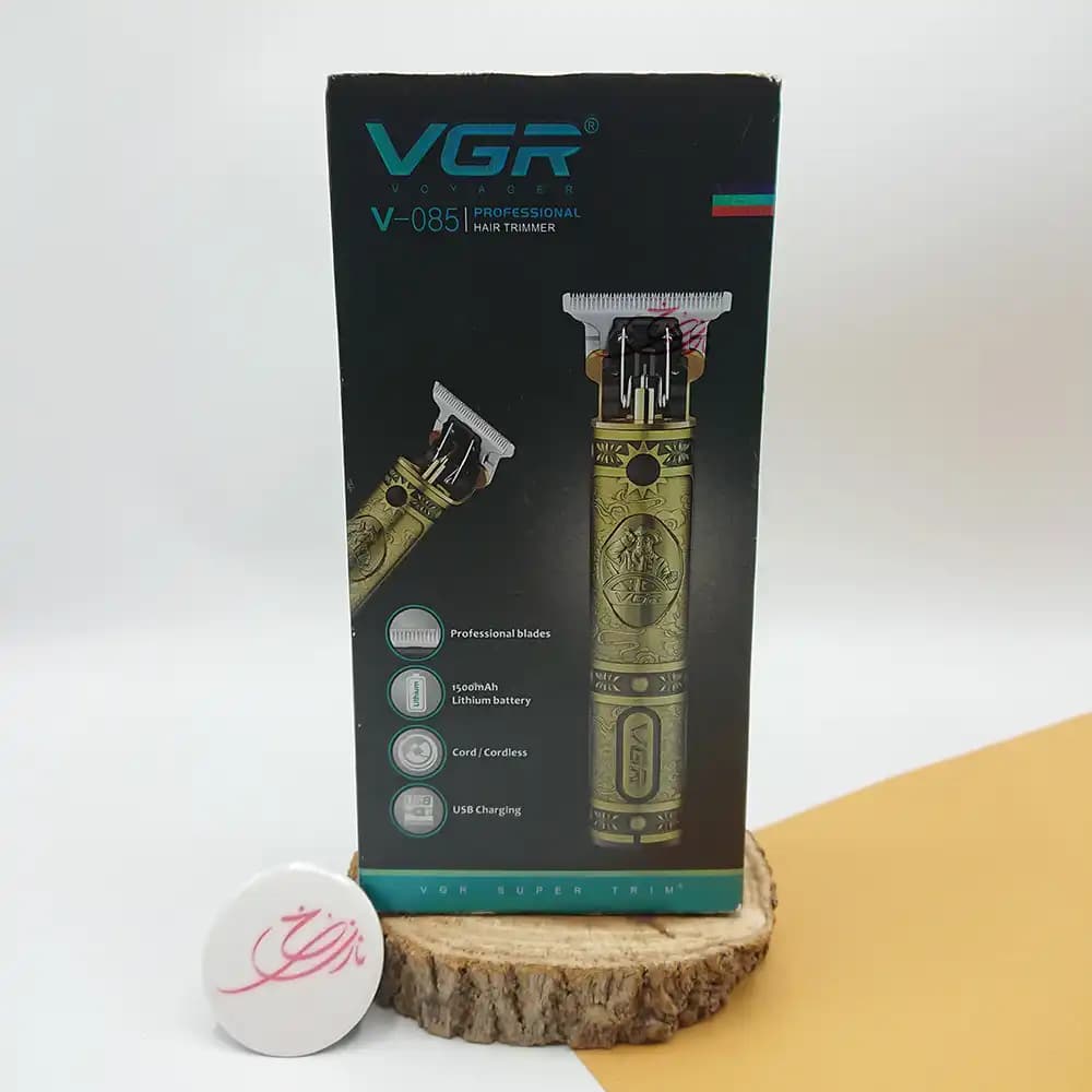 ماشین اصلاح خط زن وی جی آر وویجر VGR VOYAGER مدل V-085 طلایی — تصویر ۶