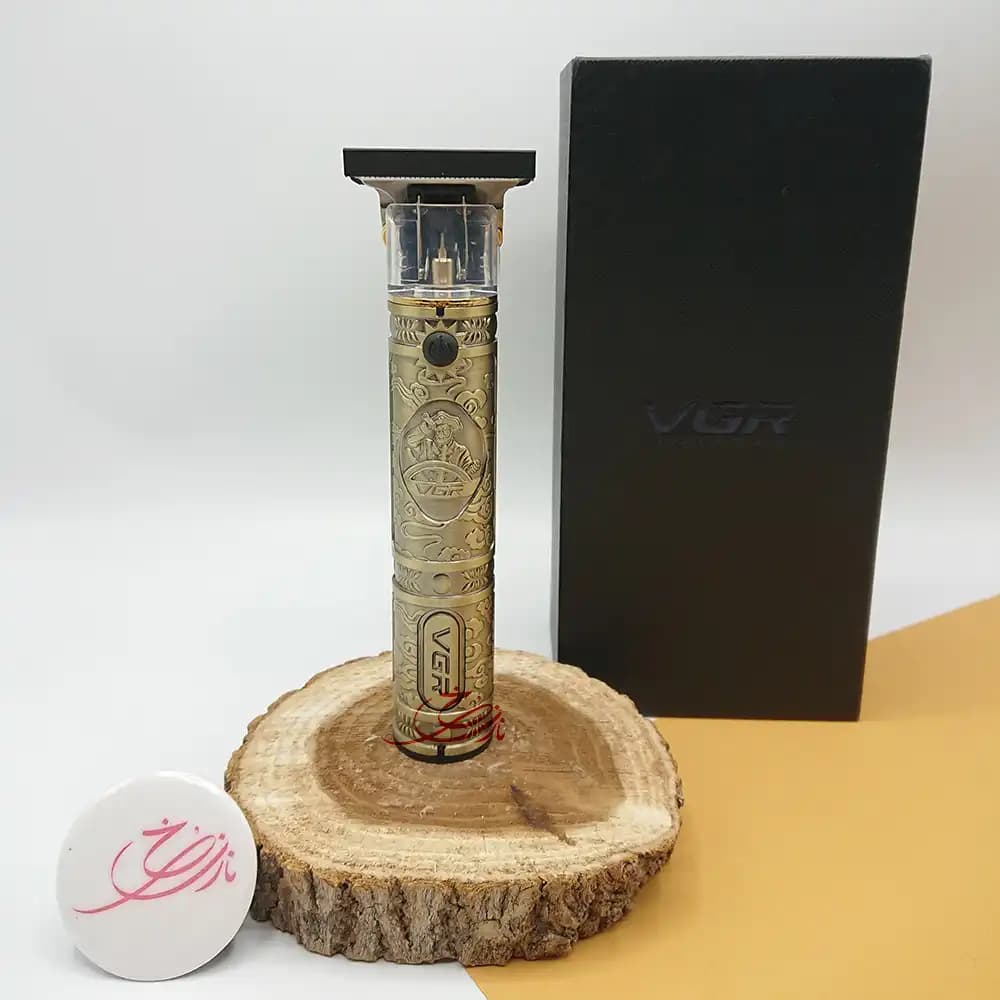 ماشین اصلاح خط زن وی جی آر وویجر VGR VOYAGER مدل V-085 طلایی — تصویر ۷